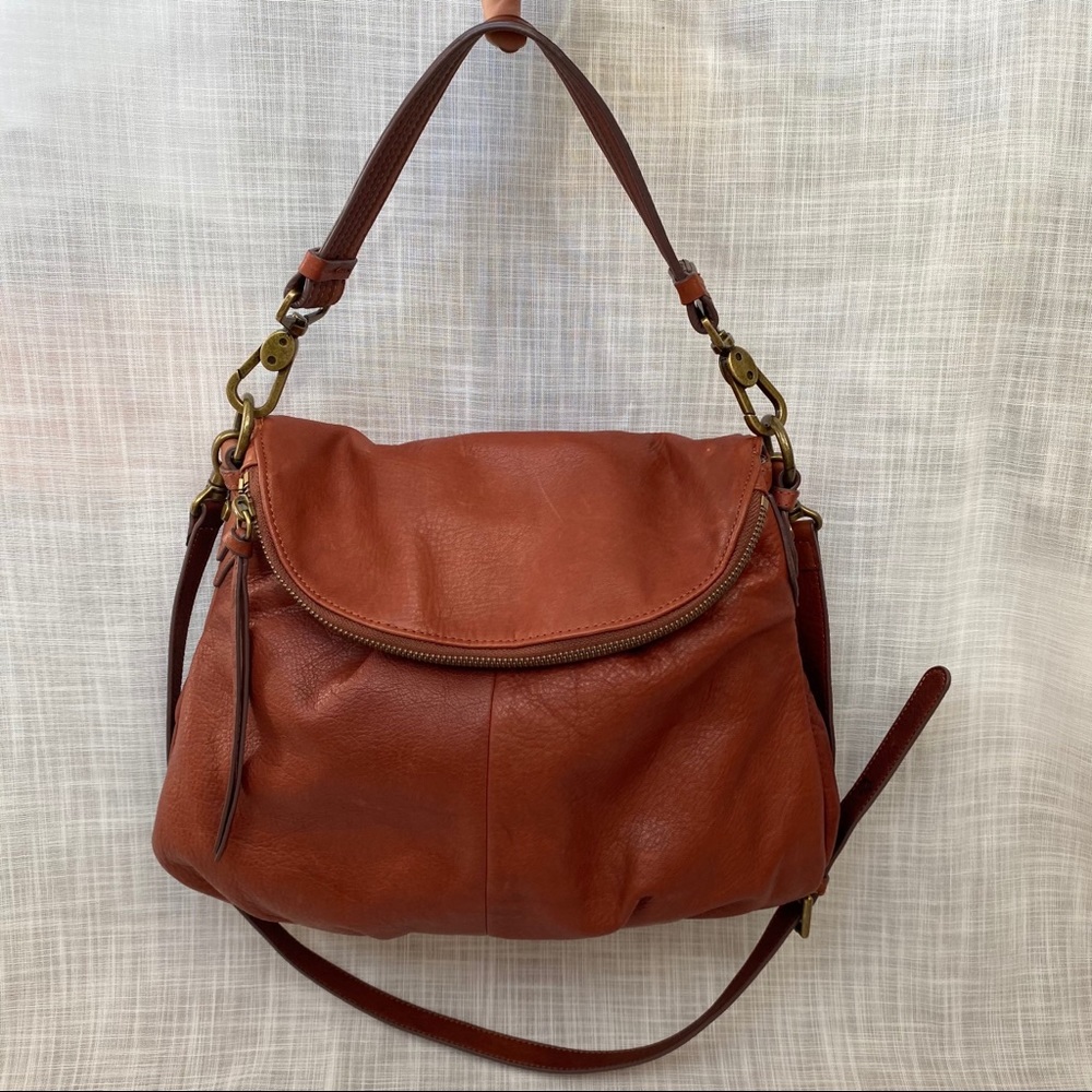 Adelle Versatile Hobo in Brandy